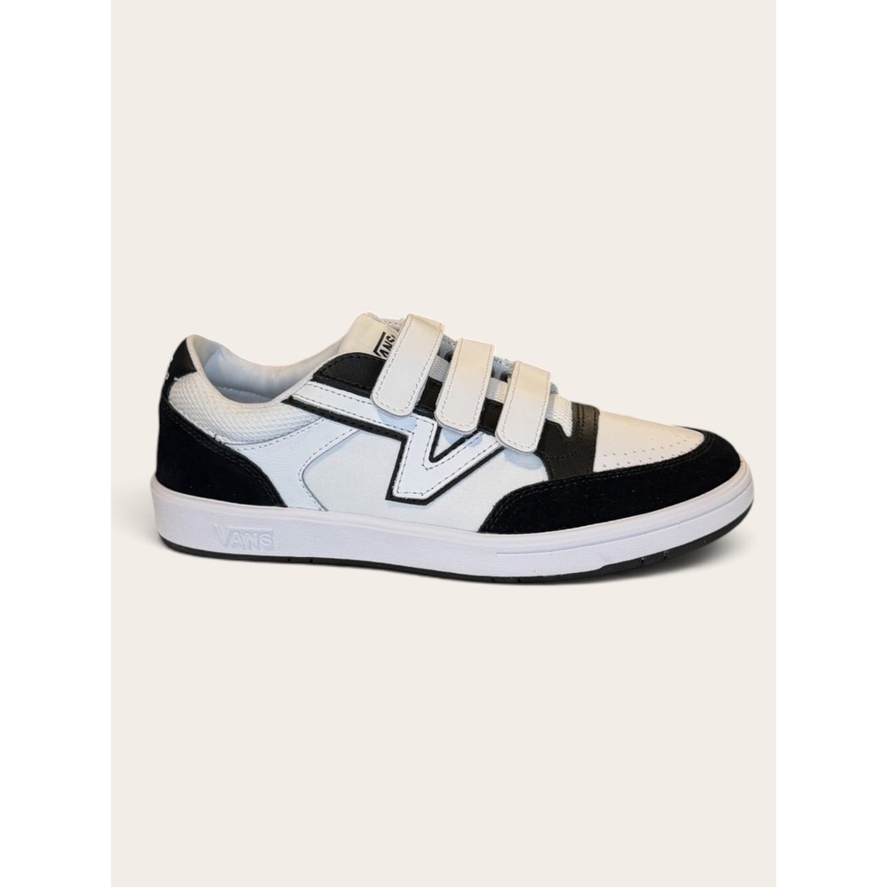 Vans Lowland CC V Retro 80s Strap Sneakers Black True White VN000CTH6BT